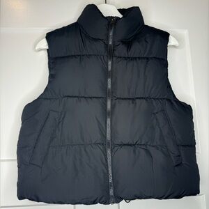 Black Puffer Jacket NEVER WORN